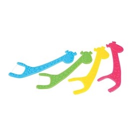 Practicon SmileGoods - Hilo dental para jirafa, envuelto individualmente, caja de 200 unidades
