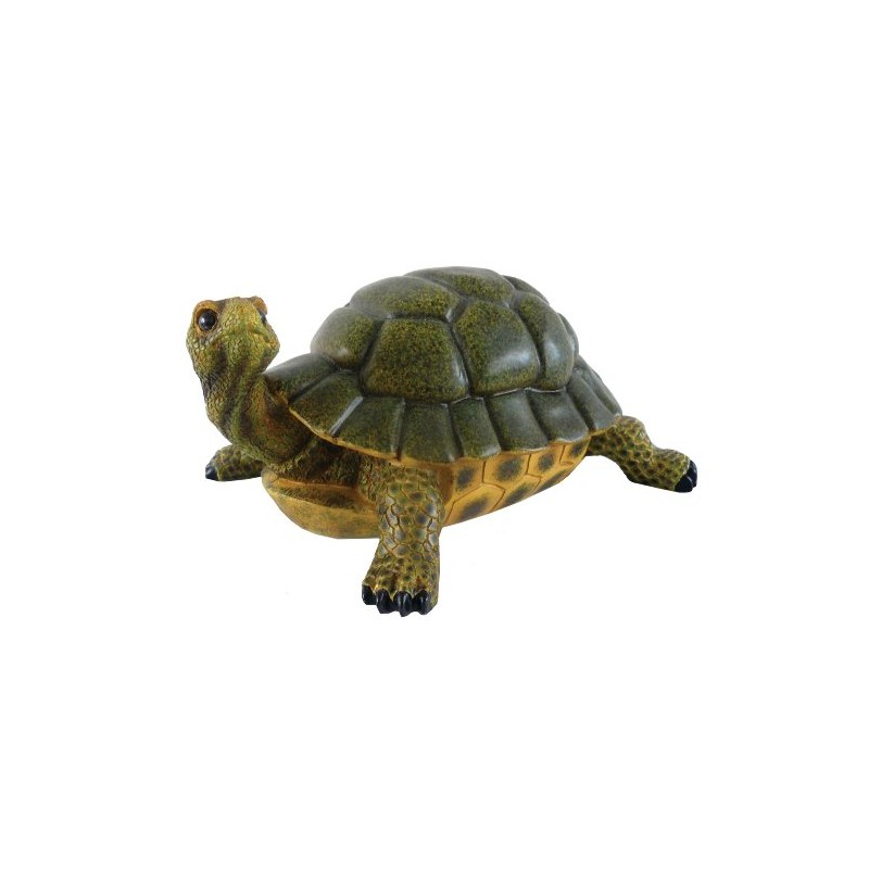 Turtle M Green Statue by Michael Carr Designs - Outdoor