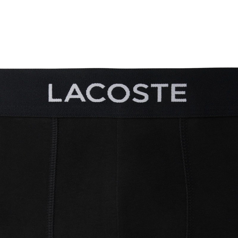 Lacoste Men's Cotton Stretch Essentials Boxer Briefs, 5-pack, Black, Small