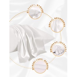 THXSILK Pillowcase Pillowcase Silk Double Sided 100% Silk Top Grade 6A OEKO Certified, Good Breathability, Reduces Friction, Beautiful Hair & Skin, Sensitive Skin, Sleep Support, Sleep Support, Sleep