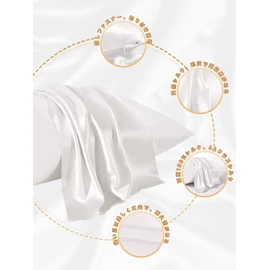 THXSILK Pillowcase Pillowcase Silk Double Sided 100% Silk Top Grade 6A OEKO Certified, Good Breathability, Reduces Friction, Beautiful Hair & Skin, Sensitive Skin, Sleep Support, Sleep Support, Sleep