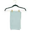 Simplify 6 Pack Velvet Hangers with Clips in Emerald