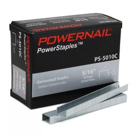 Powernail 20-Ga. 1/2-In. Crown 5/16-In. Length Chisel Point Staples (5000 ct)