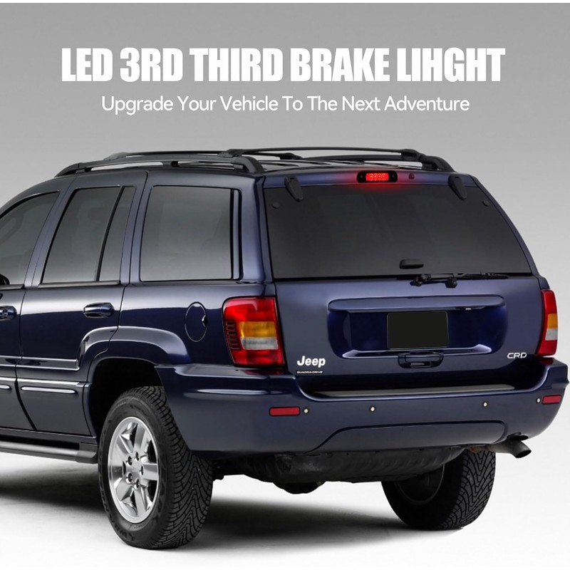 Cxdar Third 3rd Brake Light LED for 1999-2004 Jeep Grand