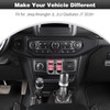 CheroCar for Jeep JL Window Switch Button Cover Trim Interior