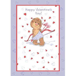 Suzy's Zoo Valentines Cards 4-pack, A Day Filled with Love 10963
