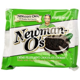 Newman's Own Organics Cookie O Mint Creme, 13 oz