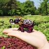 Waltz&F Purple elephant Hinged Trinket Box Bejeweled Hand-painted Ring Holder