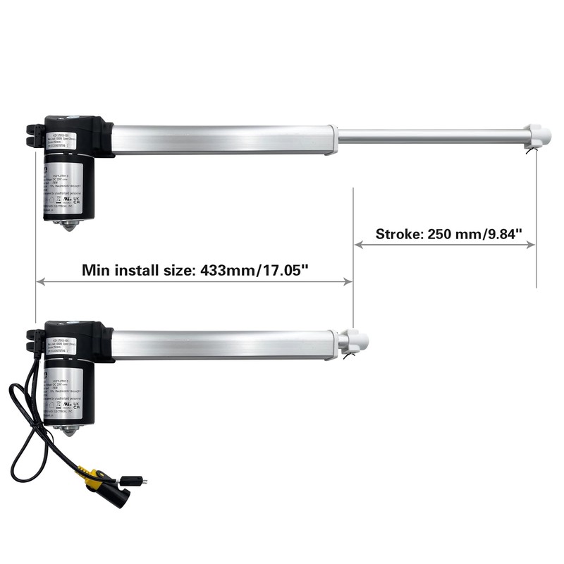 Kariwust Linear Actuator Kaidi Model KDYJT013-105 Power Recliner Lift Chairs