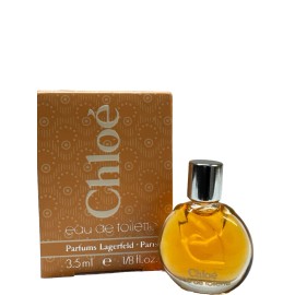 chloe vintage chloe eau de toilette 3.5mL MINIATURE splash SCUFFED BOX