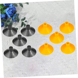 WHAMVOX 20pcs Cup Arrows for Boys and Girls Replacement Hunting Arrows Black Yellow Safe Lightweight for Outdoor Archery Practice and Fun Games