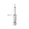 HARFINGTON H2.5 Hex Screwdriver Bit 1/4" Hex Shank 2" Length