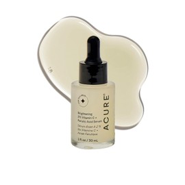 Acure Brightening 2% Vitamin C & Ferulic Acid Serum - Vit Anti-Aging for Face Bright Glow Facial Skincare for Women and Men Vegan Cruelty Free 1 floz / Acure 브라이트닝 2% 비타민 C & 페룰산 세럼 - 얼굴용 Vit 안티 에이징 여성 및 남성용 브라이트 글로우 페이셜 스킨케어 비건 크루얼티 프리 1 floz