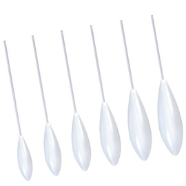 TONAUP Fishing Sbirolino Set of 6 Floating 8-30 g Fishing Accessories Spirolino Trout Float Set for Trout Dough and Spoons Trout, One Size, White