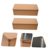 COLLBATH 2pcs Rectangular Tinplate Storage Boxes for Tea Bags and