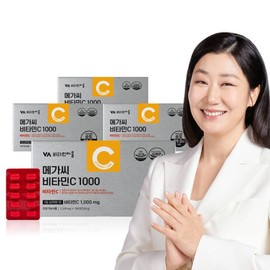 High-potency Mega C Vitamin C 1000mg Large Capacity 4 Boxes Total 1200 Tablets / 고함량 메가씨 비타민C 1000mg 대용량 4박스 총1200정