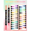 48 Colors Nail Art Pens Set 3D Acrylic Paint Nail