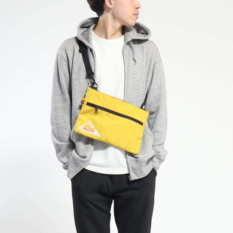 Kelti Vintage Flat POUCH SM Shoulder Bag, Black