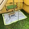 POMOLY Fire Pit Mat,Fireproof Mat Visible at Night-Great for Deck