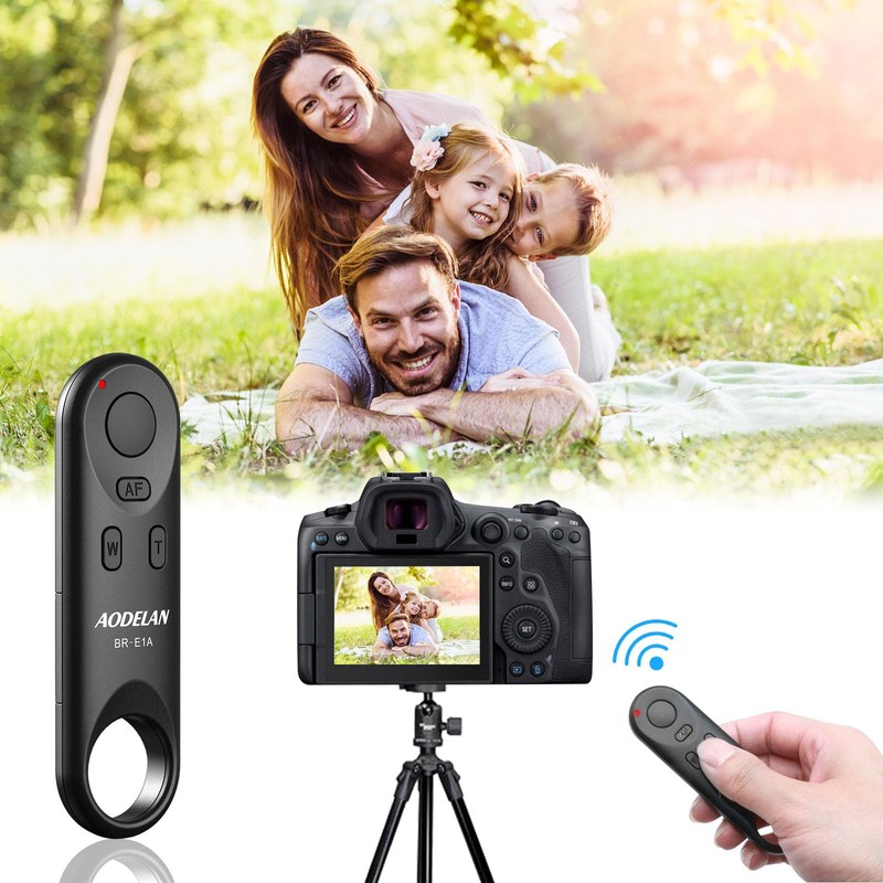 Aodelan Replacement for Canon BR-E1, Camera Wireless Remote Control for