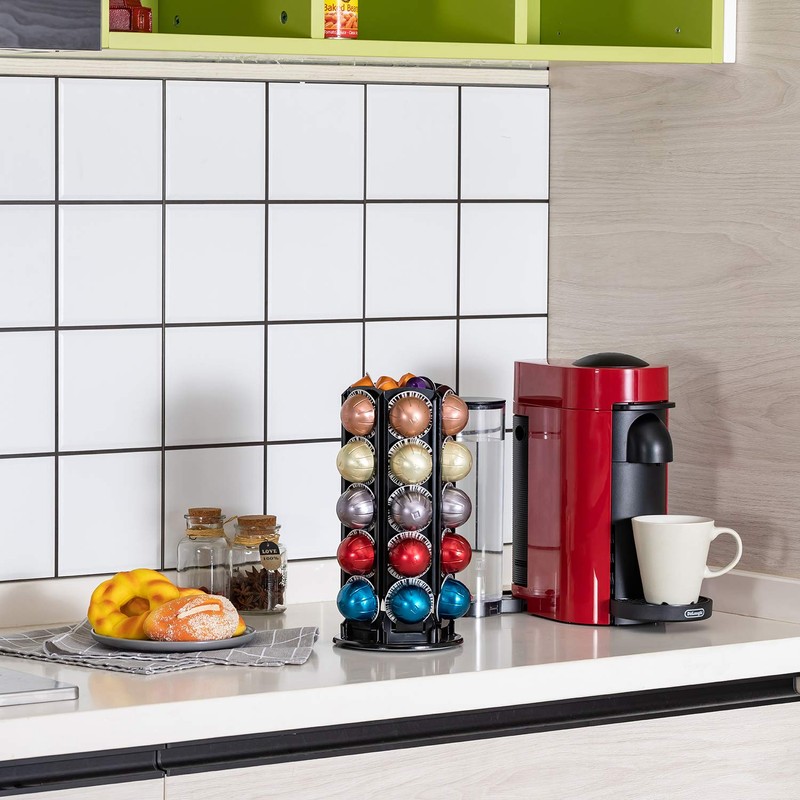 Rice rat for Nespresso Vertuo Coffee Pods Stand Carousel Storage
