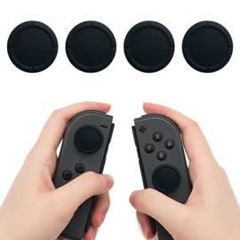 4 Pcs Analog Joystick Stick Cover for Switch Compatible Stick Cover Protective Anti-Slip Analog Rebar Joicon Cover Replacement Repair Lost Damaged