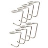 Kimuwote 8 Pack Purse Hook Hanger, Metal Hook Long Handbag