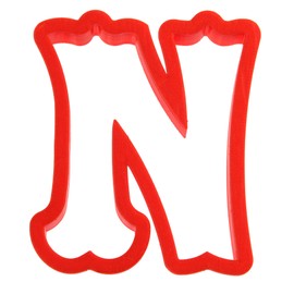 Curly Letter N Cookie Cutter 4 Inch - Hand Made in the USA