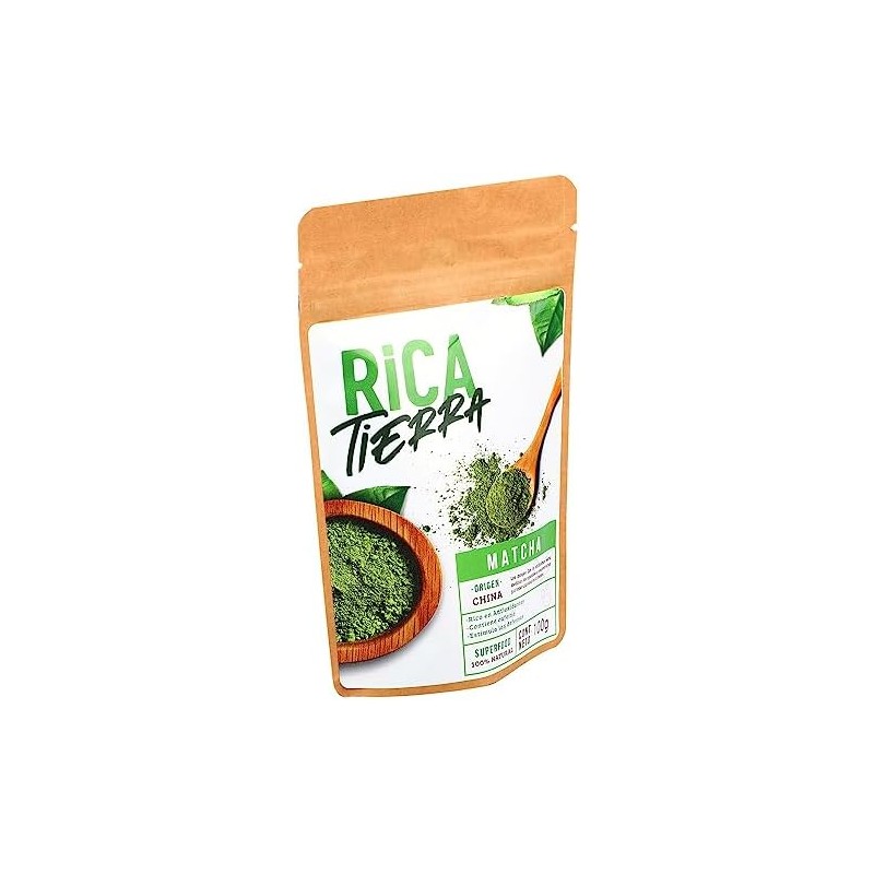 Te Matcha culinario en polvo Rica Tierra de 100 grs.