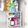 Simple Houseware Stackable 2 Tier Basket Drawer, White