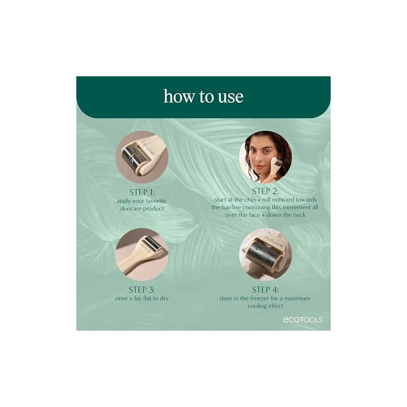 EcoTools Stainless Steel Ice Roller for Face and Neck