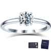 Kosuwo Moissanite Engagement Ring for Women, 1.0 Carat 925 Sterling