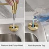 EADOT Deck Mounted Brass Kitchen Sink Soap Dispenser or Lotion