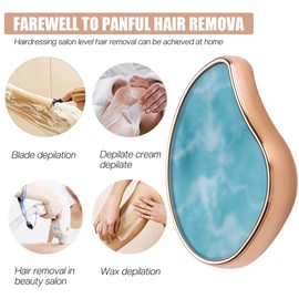 Crystal Hair Eraser, Crystal Hair Removal, Magic Hair Eraser for Women and Men, Reusable Painless Exfoliating Hair Removal Tool, Magic Hair Eraser