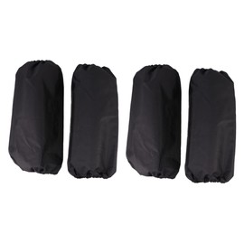 Ciieeo 2Pairs Oilproof Arm Sleeve Protectors Elastic Cuff Kitchen Cleaning Tool for Forearm Protection and Easy to Wear for Cooking and Washing Tasks Black