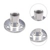 10Pcs Carbon Steel T-Nuts,Thread Insert Tee Nuts,M6 Hole Tee Nuts,Zinc