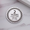 Ukodnus 2 Years Sobriety Coin, AA/NA Medallion Recovery Chips, Sober