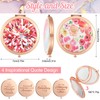 4 Espejos Compactos de Metal Espejo de Maquillaje de Bolsillo