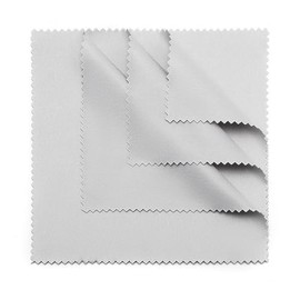 12 Pieces Microfiber Cleaning Cloths for Laptop Screens, Optical Lens, Goggles, Smart Phone Screens and Watch Screens
