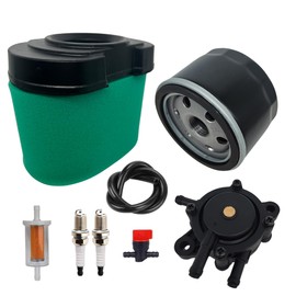 792105 276890 Air Filter 492932 Oil Fuel Filter Compatible for BS 4163205 4163206 407777 445667 445877 for JD LA165 D160 MIU11515 GY21057 Lawn Mower 792105 Replace MIU11515 Air Filter