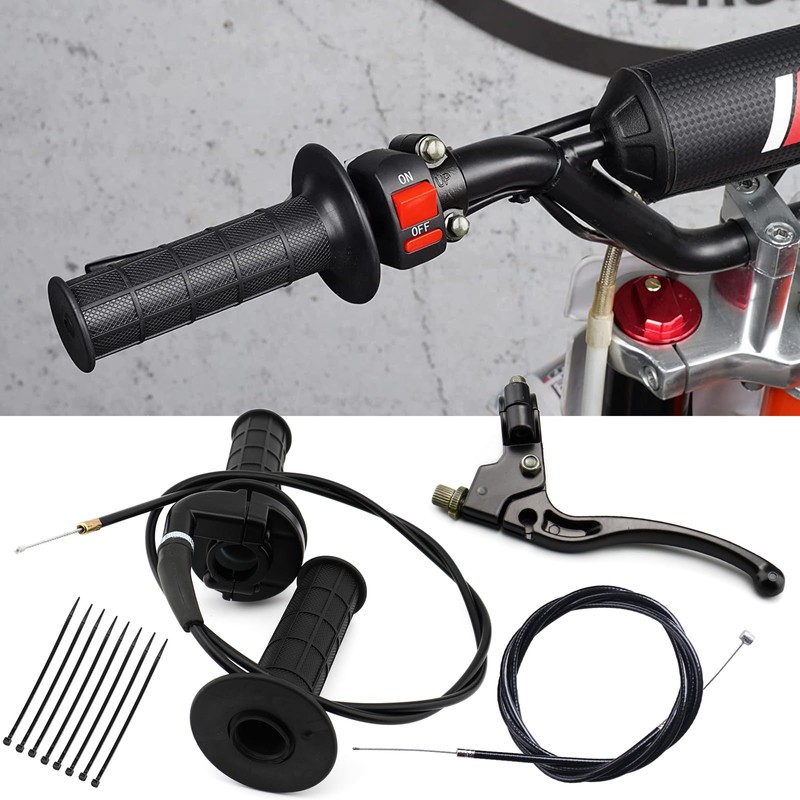HSXWJ Left -Right Brake Lever/Left -Right Hand Grip/Throttle Cable/Brake Cable