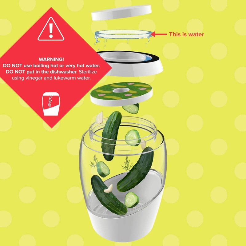 Mortier Pilon 2L Fermentation Crock Crock-2L, 2 L