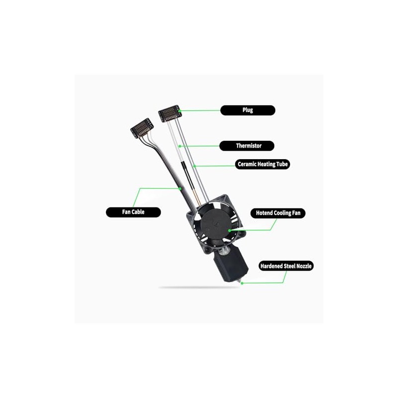Bambu LAB Original P1P Hotend P1S - Juego de hotend