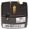 Leviton 692-E 15 Amp, 125 Volt, Triple Cube Grounding Adapter,