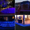 RUICHEN Solar Rope Lights Outdoor String Lights, 16.5 Ft 50