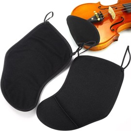 Sertay Pack of 2 Violin Chin Rest Violin Accessories, Shoulder Rest Violin 3/4, Violin Chin Rest Pad, Violin Chin Rest Pad Protector, Headrest Violin, Suitable for Most Types of Violins