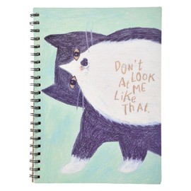 Elezeal Spiral Bound Notebook with Cute Cat Design,A4 Sketchbook Notebook with Cats Cover Sketchpad Drawing Paper - 40 Sheets, 8.2 x 11.2 inches, Premium Quality Paper for School, Office