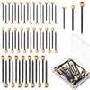 Hotop Picture Hanging Nails Picture Frame Nails Black Steel Nails