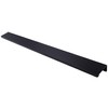 2-Pack Cabinets Drawers Edge Pulls - 14" Overall Length, Black,