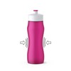 Emsa GmbH 518085 Squeeze Bottle 0, 6l PE, Pink, 6.5